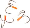 Daiwa Sakusus D-MAX Spare Triple Hook for Cutfish Rig, Medium, Orange, 950909