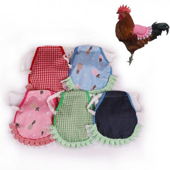 Poultry Pet Protection Back Wing Protector Hen Chicken Saddle Apron Jacket Co e
