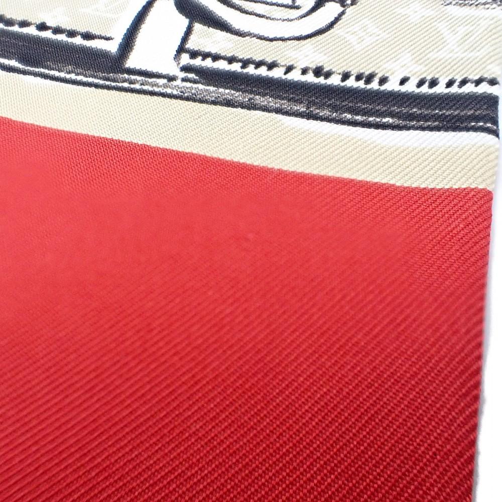 Louis Vuitton M73964 Scarf Red Silk Women
