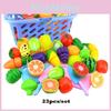 Colorful Kitchen Play Toy Set With Premium Quality Fruit And Vegetable Cutting Pieces