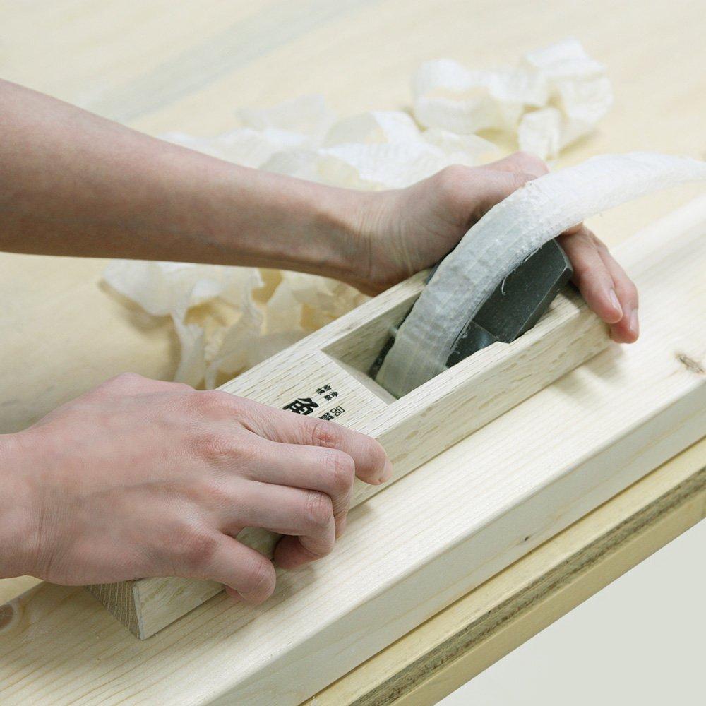 KAKURI Double-Blade Plane, 50mm Blade Width, Planer, Flat, DIY Carpentry Tool, Wood Surface Finishing, 12521