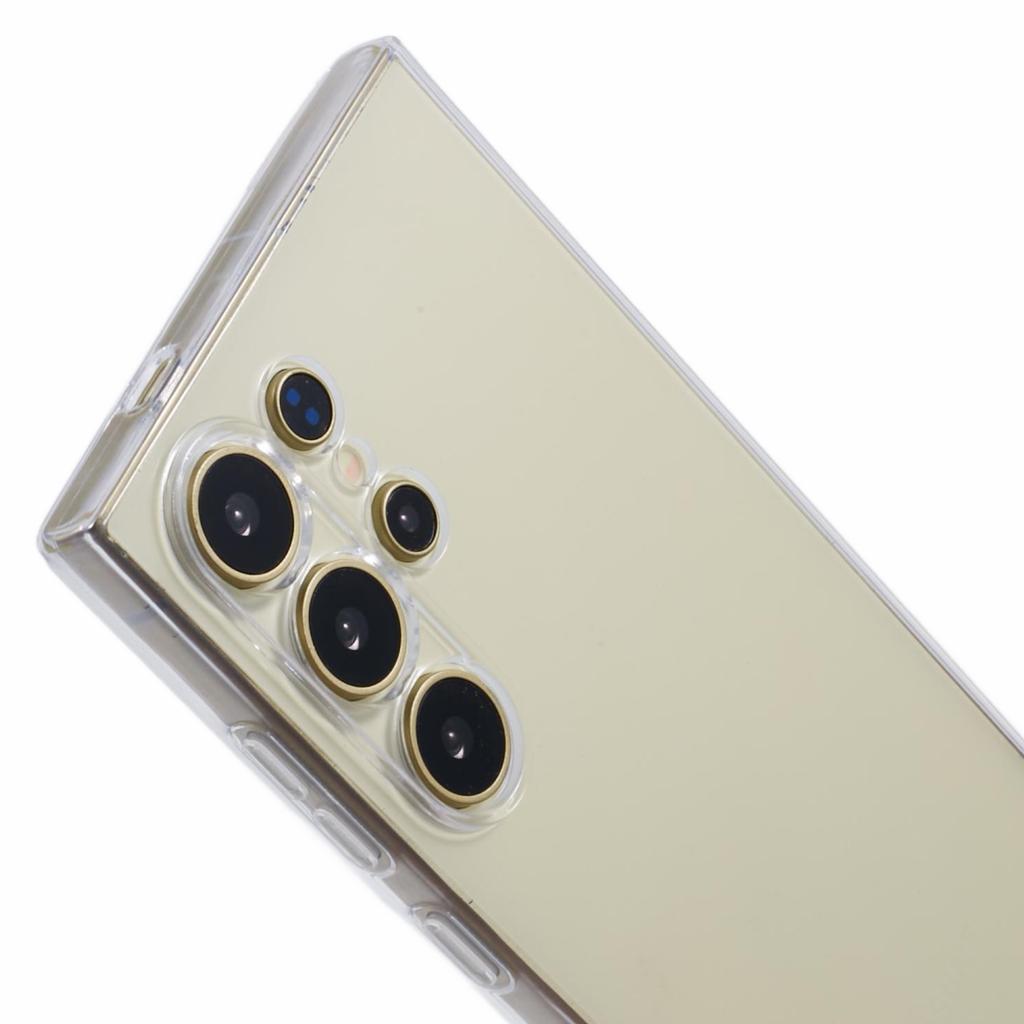 Für Samsung Galaxy S24 Ultra Stoßfestes Case 1,5 mm Dicke Transparentes TPU Handyhülle