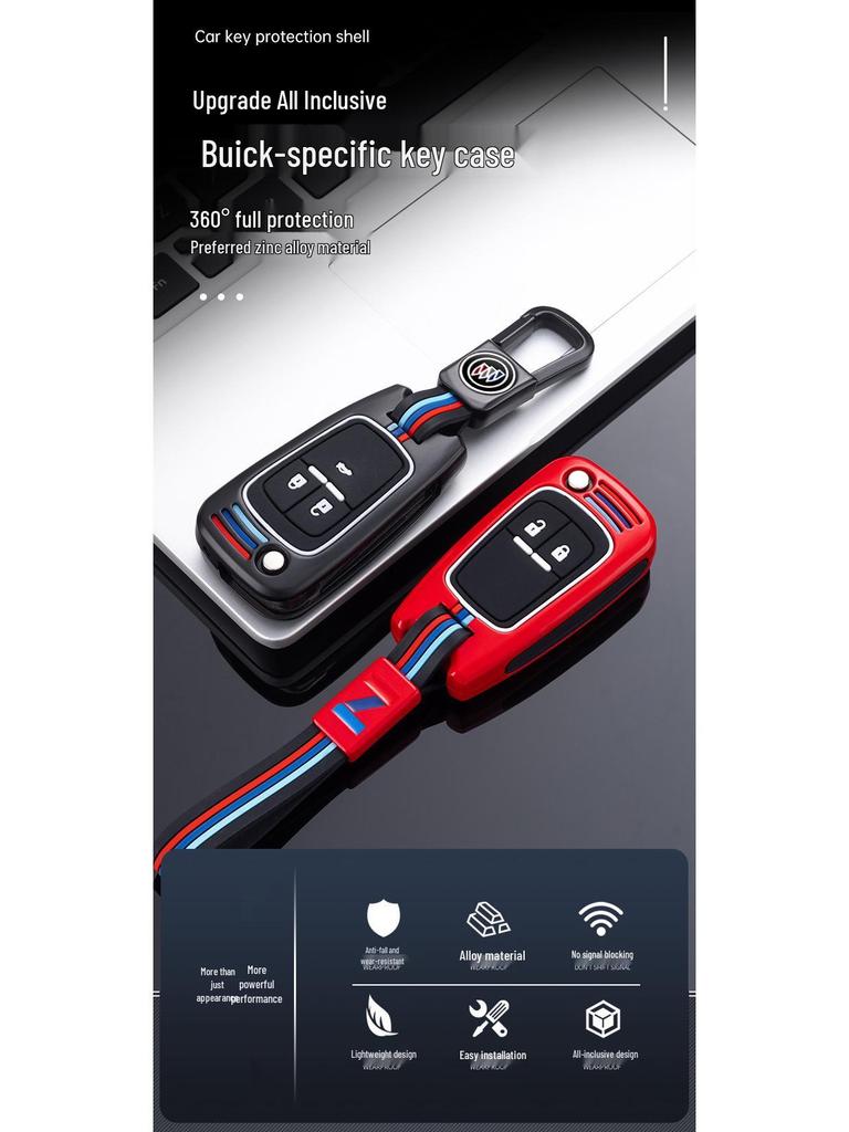 Buick Verano, Regal, LaCrosse, Encore Key Case – Luxury Men's Shell Cover