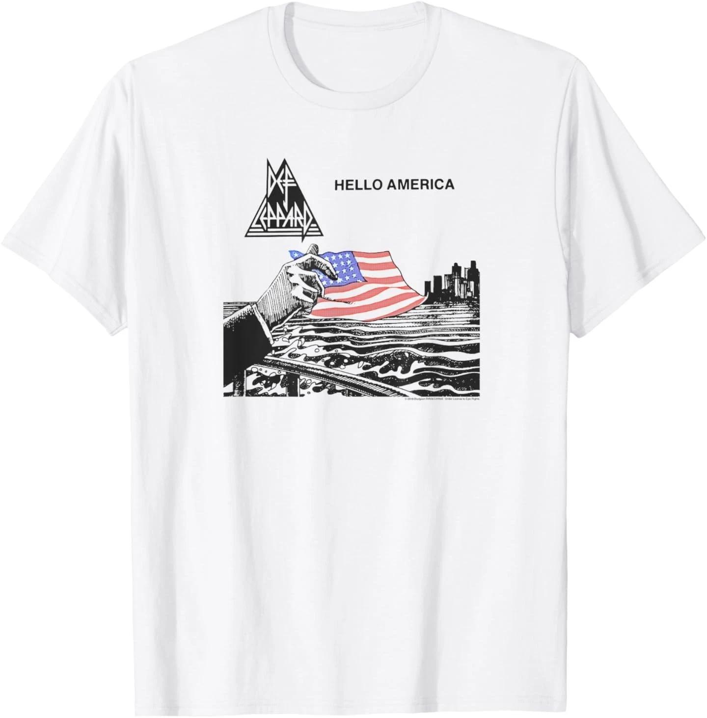 

Def Leppard - Футболка Hello America S