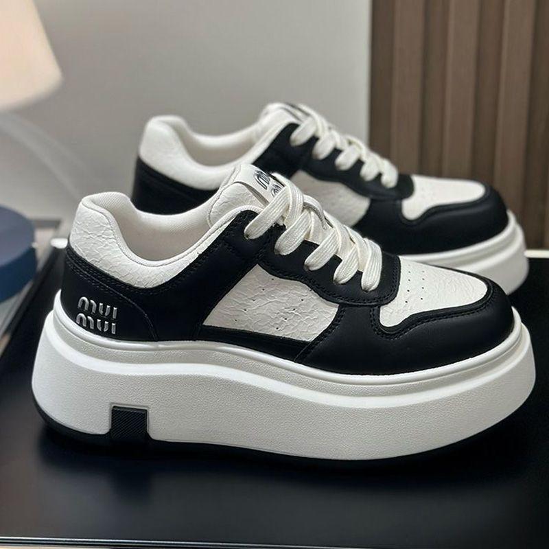 Platform women's autumn new comfortable and versatile sports casual shoes increase the height of women's shoes college style