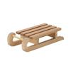 Natural Wood Miniature Sled Toy Creative Projects For Safe Kids Play And Christmas Displays