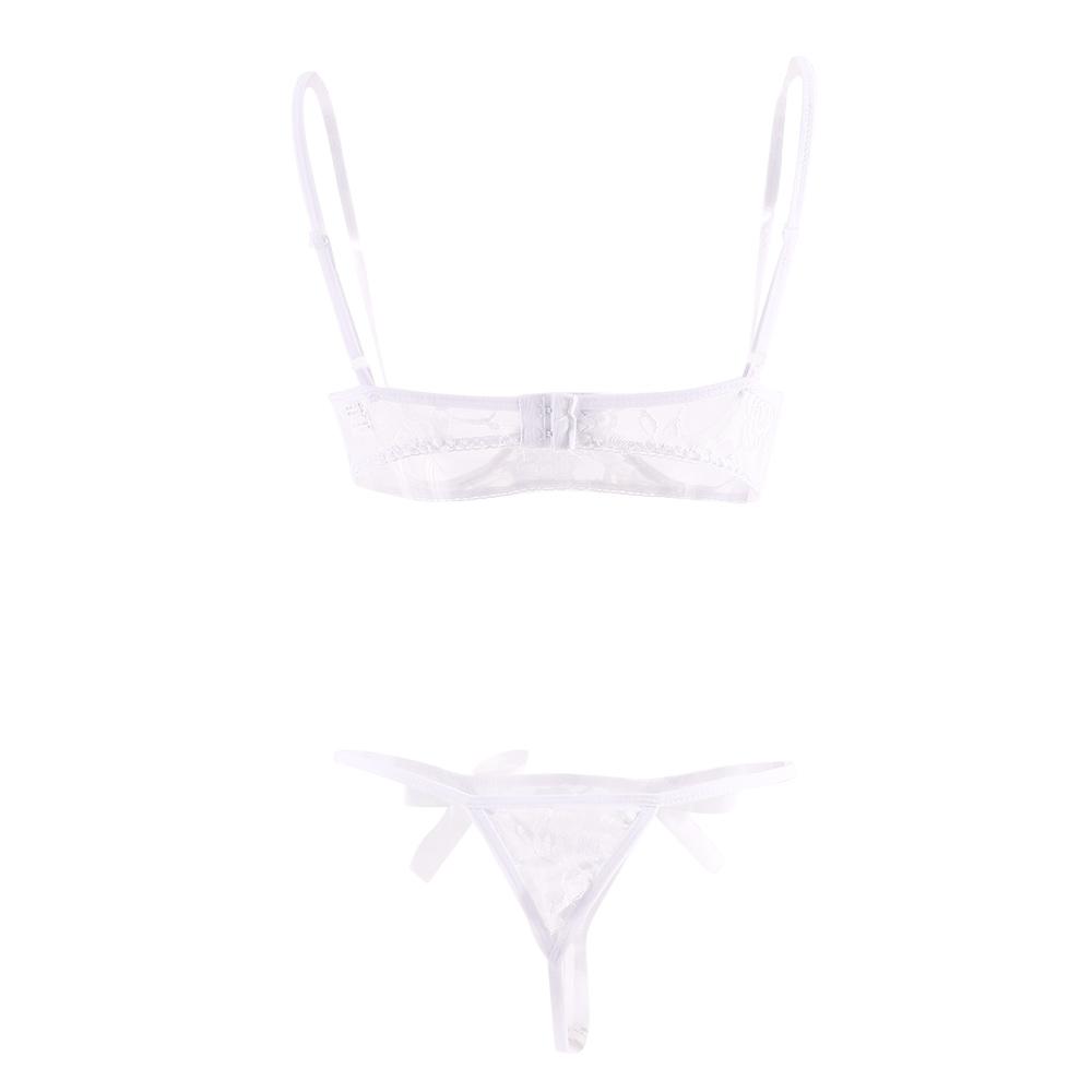 Sexy Exposed Breasts Straps Lingerie Thong Lingerie Sets G-string Briefs