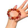 Xihuo Red & Yellow Tiger Eye Crystal Bracelet - Perfect Gift for Girlfriend or Best Friend