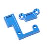 SHEAWA Aluminium Hauptwellenlagerhalter-Set für Tamiya RC-Auto Schweres Zubehör 1/10 TT-02, Duty, Leichtgewicht, Teile, (blau)