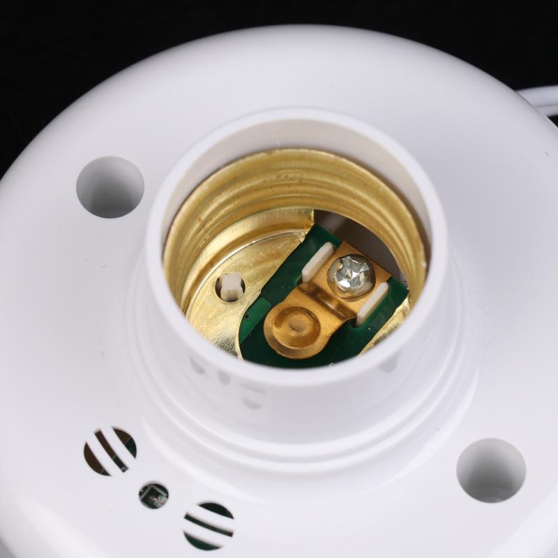 1 kus Zvukový Hlasový Ovládací Zpožďovací Spínač Adaptér Patice Žárovky E27 Šroub Senzorová Patice Lampy Ac220V Držák LED Žárovky
