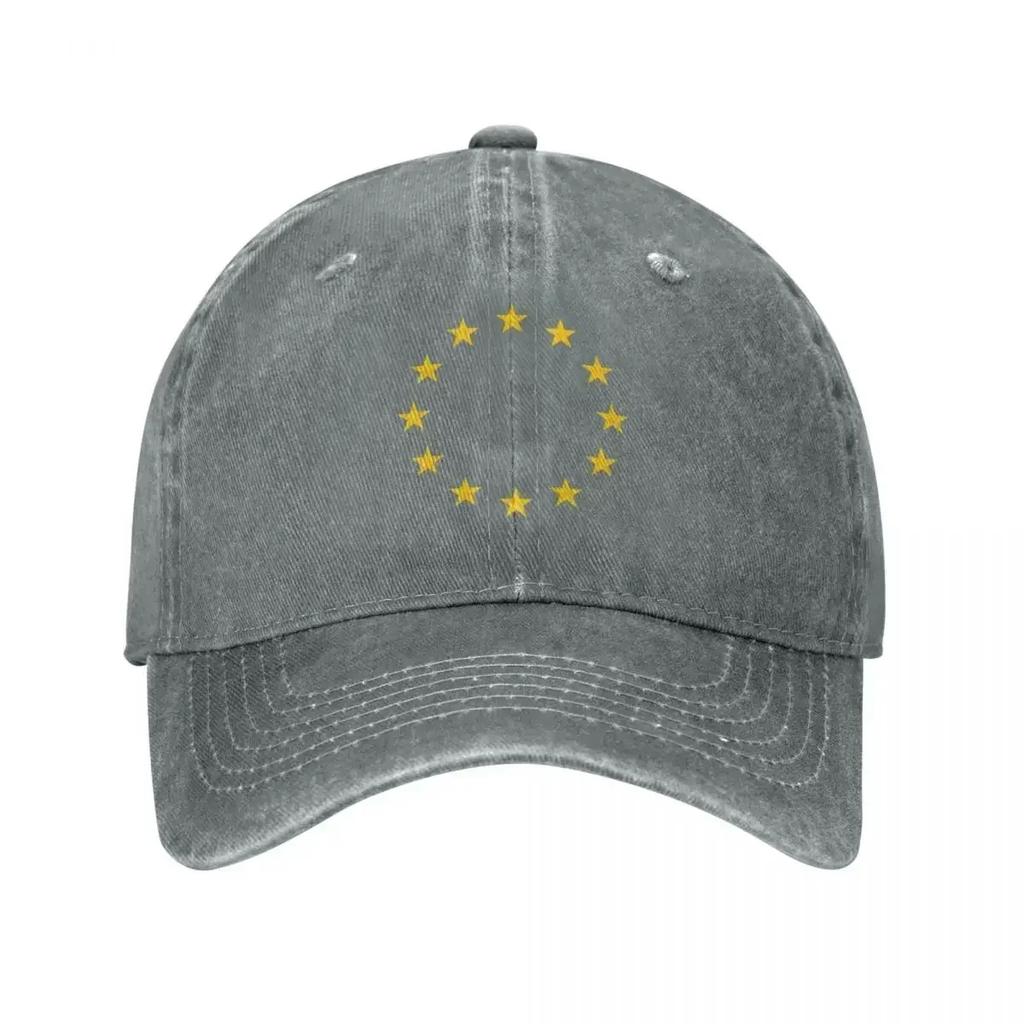 EU Europa Europäische Union Europäische Flagge EU Sterne Baseballkappe Rave Streetwear Damenmütze Herren