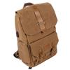Camera Backpack Khaki Canvas and Oxford High Capacity Adjustable Waterproof Photography Backpack