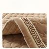 Sofa Cushion Four Seasons Universal Chinese Style Sofa Cover Arhat Bed Cushion Solid Wood Leather Cushion Rosewood Non-Slip Cover Cloth