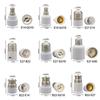 1-50pcs E22 E27 E14 GU10 E40 Lamp Bulb Socket Base Holder Converter Fireproof Light Conversion Adapter Lighting Accessories