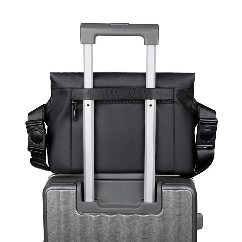 Retro Business Crossbody Bag, Large Capacity, Men's Briefcase, Shoulder Bag, Travel Backpack