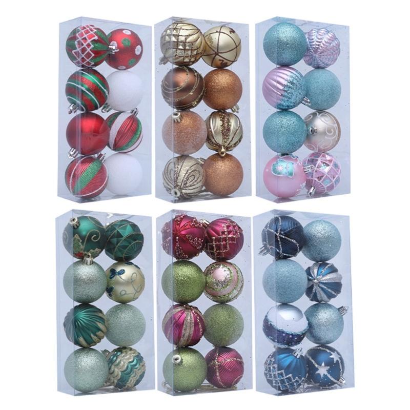 Christmas Tree Decorations Shimmering Christmas Balls Ornament Hanging Balls For Christmas Tree Home And Festival