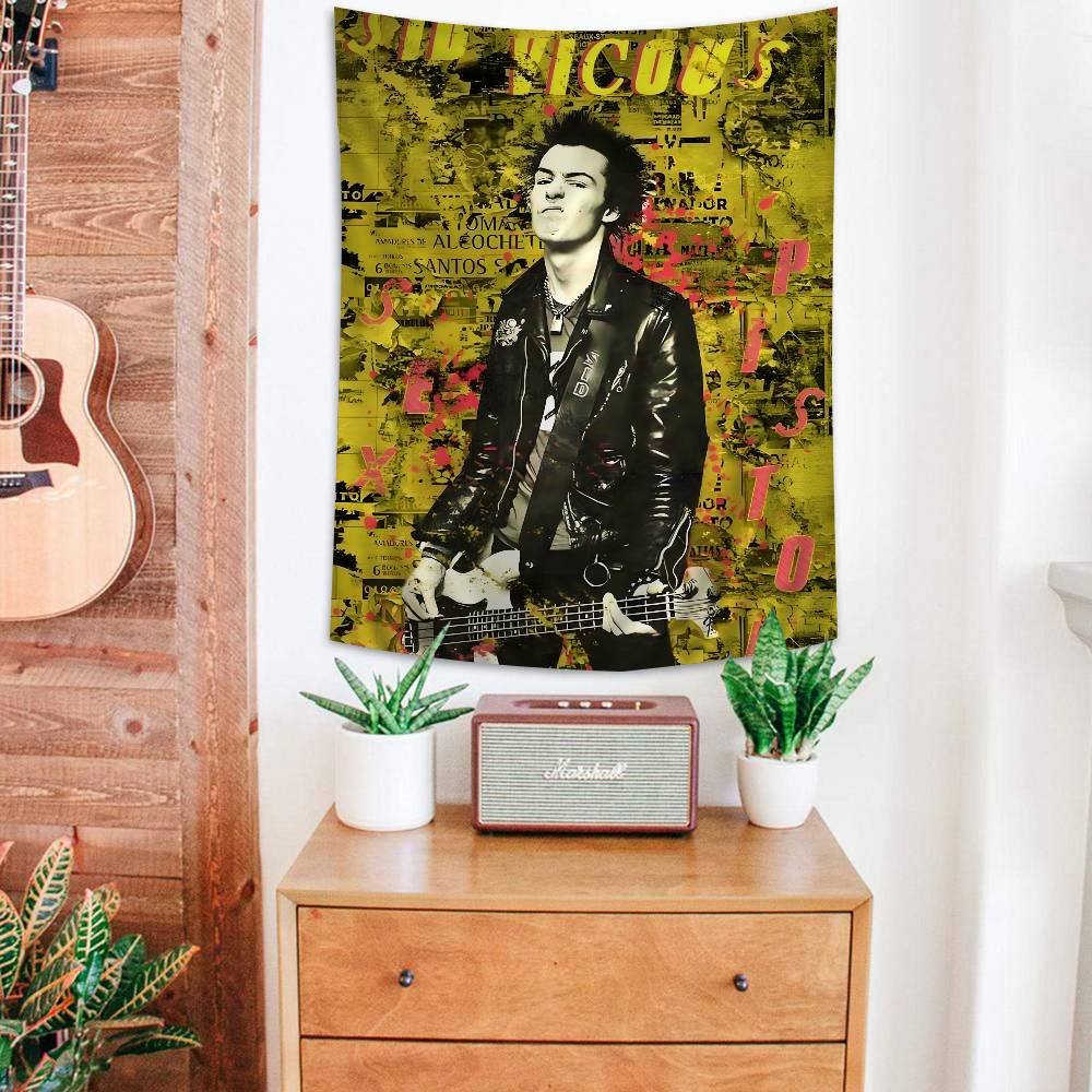 SSex PPistols Rock Band Wall Tapestry Bohemian Wall Tapestries Mandala Wall Hanging Home Decor