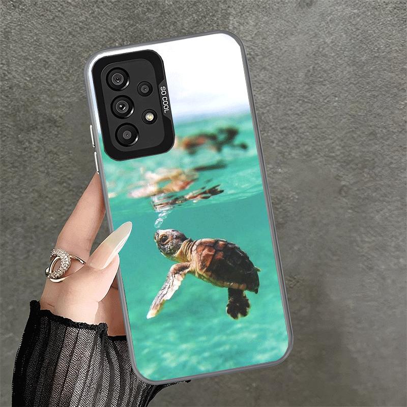

Summer Sea Turtle Cute Shockproof Phone Case for Samsung A17 A16 A15 A14 A37 A57 A36 A56 A26 A35 A55 A25 A34 A54 A24 A13 A23 A33 Samsung A53