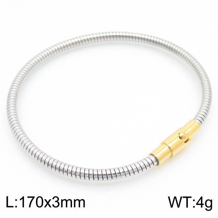 18K Gold-Plated Twisted Knot Stainless Steel Bracelet