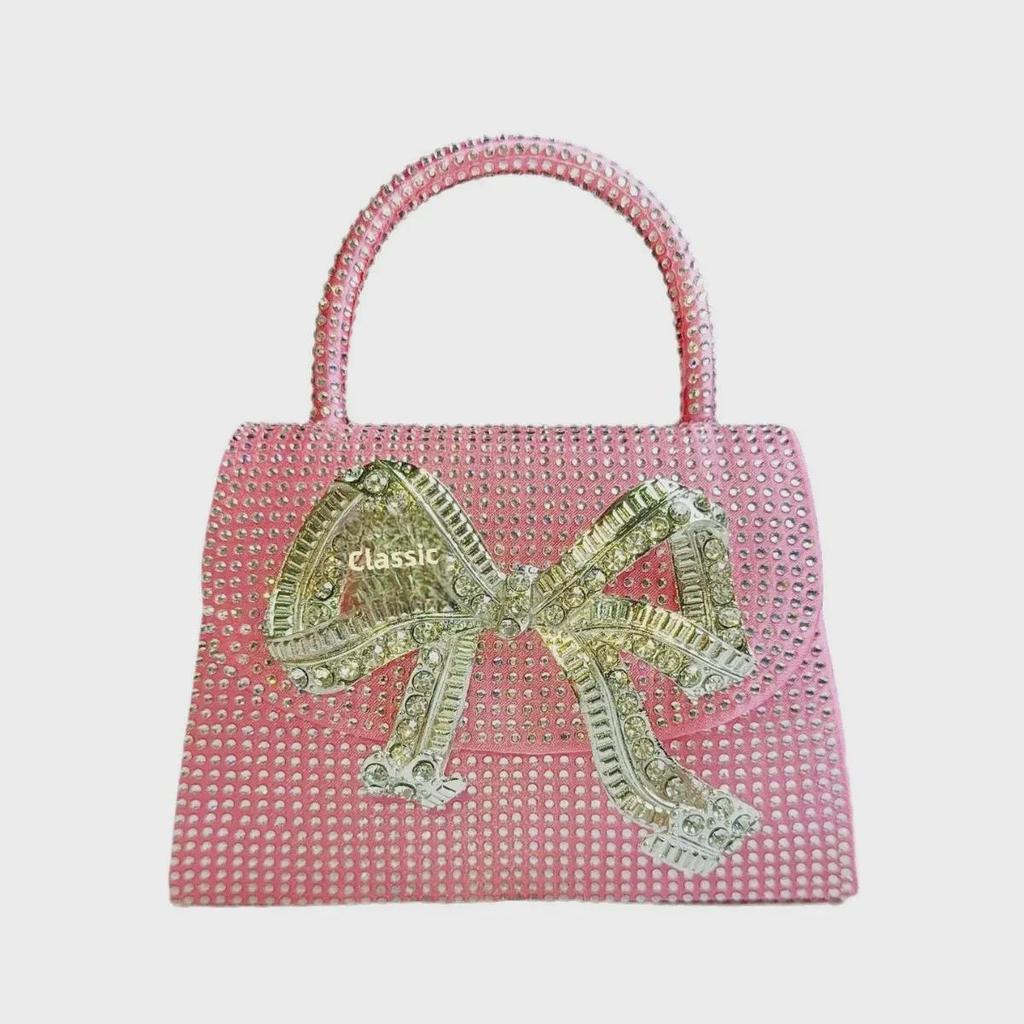 Women's Rhinestone Cross-Border Diamond Evening Handbag, Banquet Shoulder Messenger Bag