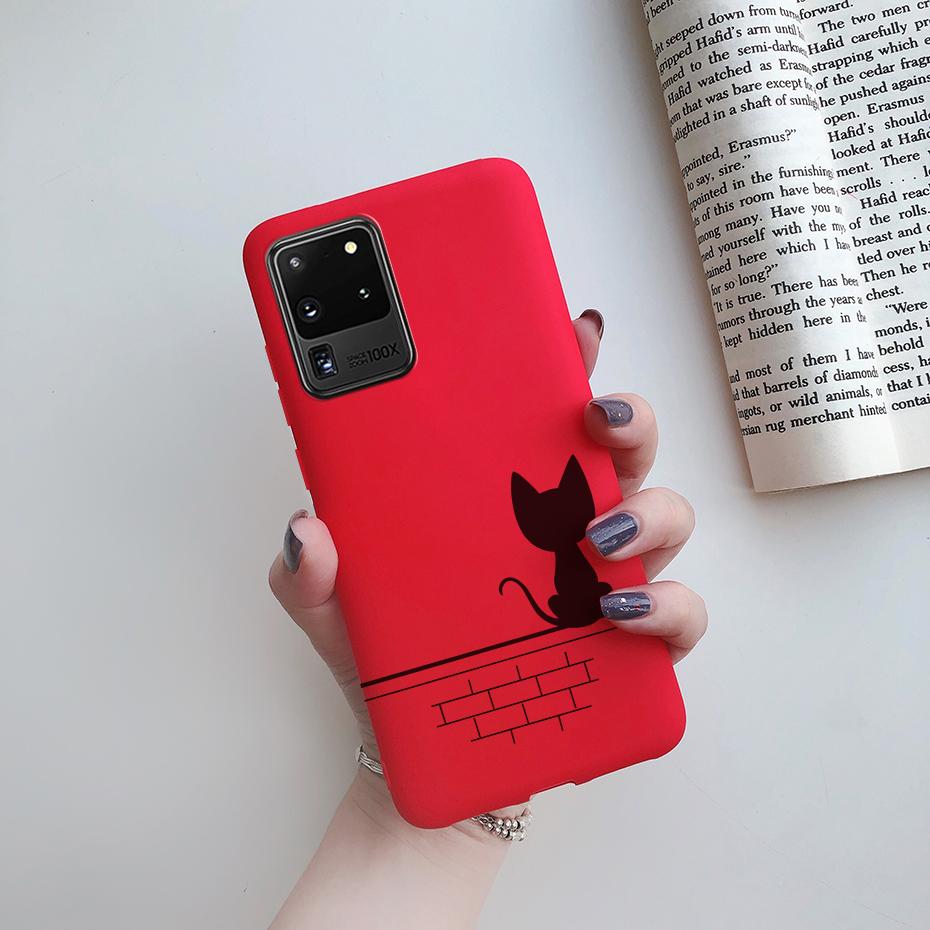 Hülle Für Samsung Galaxy S20 S 20 Ultra Plus Silikon Malerei niedlich Weich Schlank Hülle Abdeckung Für Samsung S20 Plus Ultra Handyhüllen