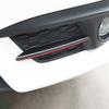 For Honda Civic 10th 2016-2018 Front Fog Light Lamp Strip Trim Carbon Fiber