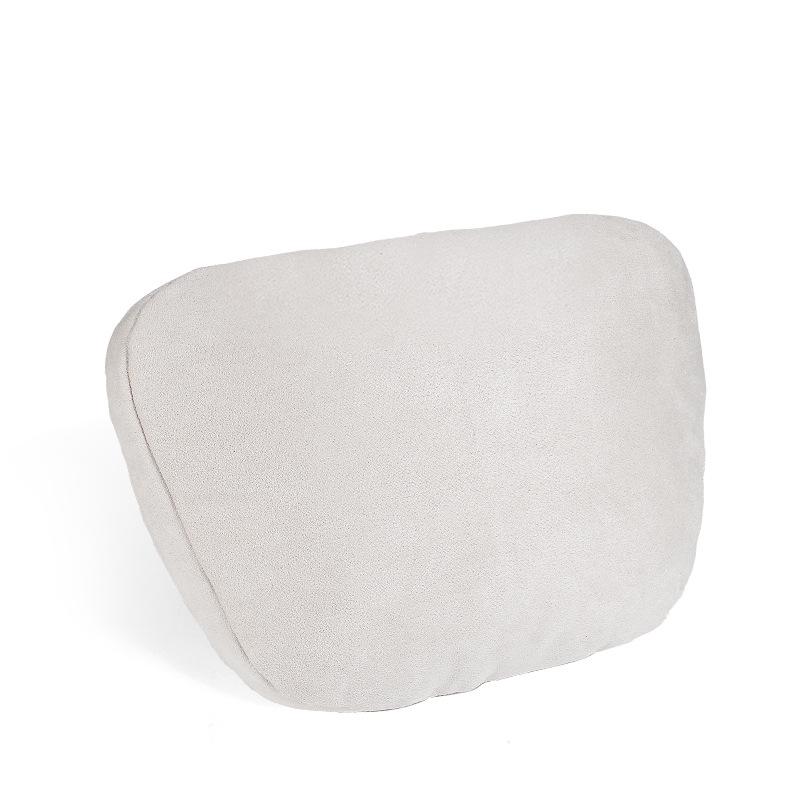 Suede Lumbar Pillow for Maybach: Headrest Cushion and Neck Support.