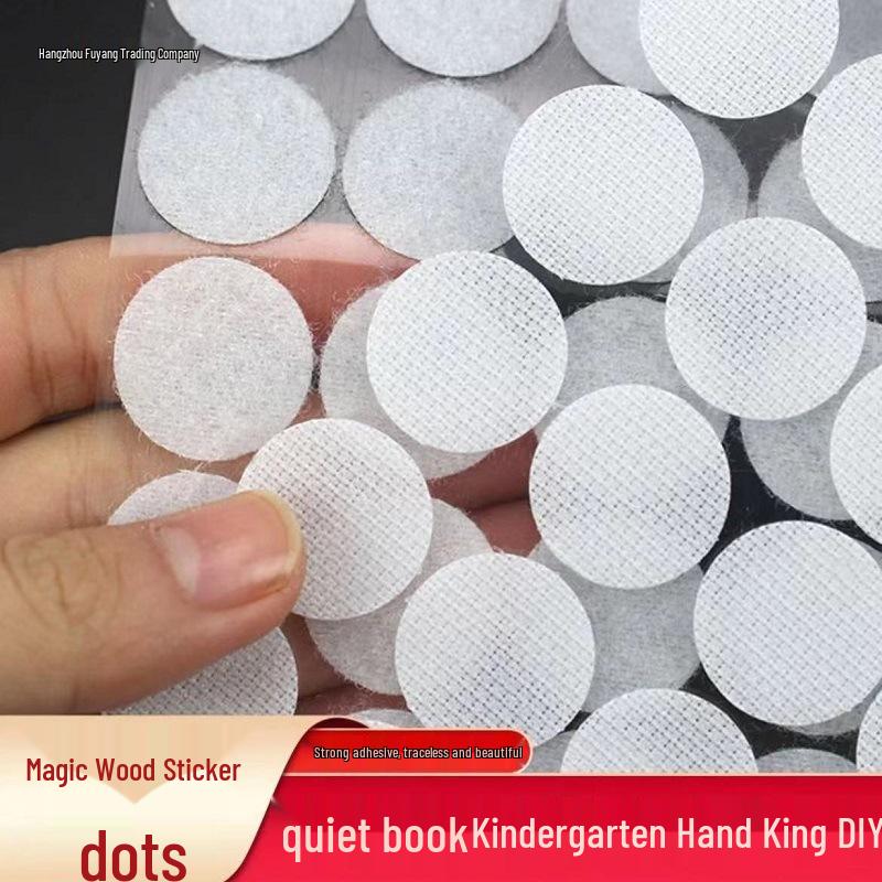 Wiederverwendbare Klebende Runde Klettverschluss-Punkte für Kindergartenbasteln und Wandaufkleber