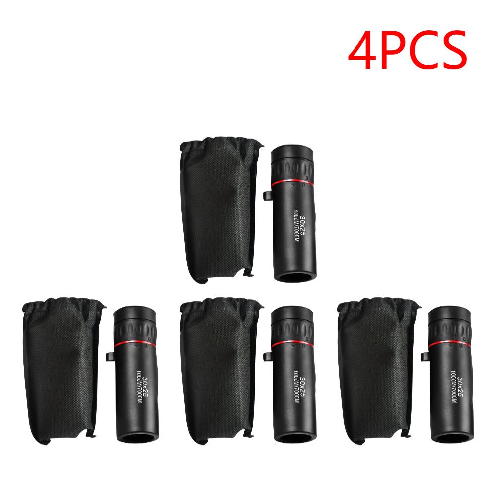 2-5PCS Mini Monocular Portable Telescope Outdoor Camping Handy Optics Scope Large Eyepiece Monocular for Sightseeing Travel
