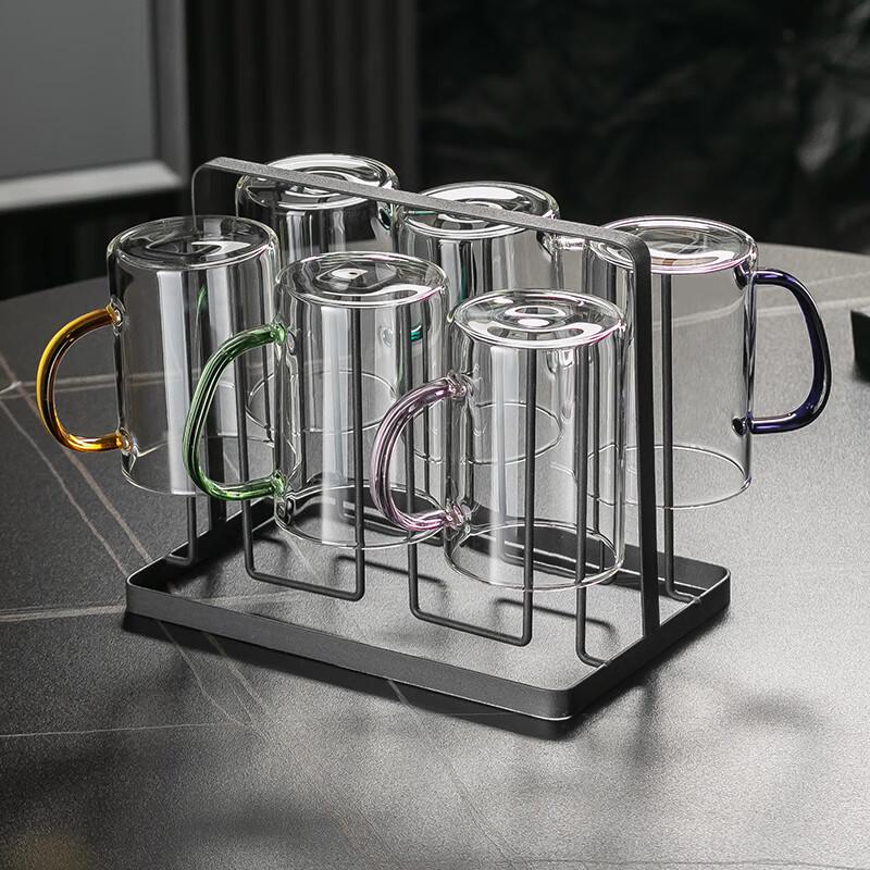 CRISTALGLASS Heat-Resistant Glass Mug Set