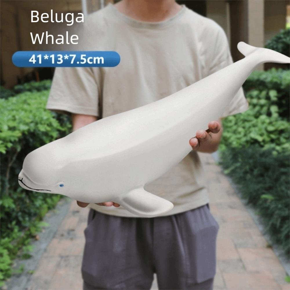 Large Size Ocean Animals Action Figures Great White Shark Model  Ocean Animal Simulation