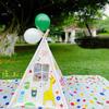 Children's Graduation Season DIY Canvas Tent Kit for Indoor/Outdoor Play & Kindergarten Decoration