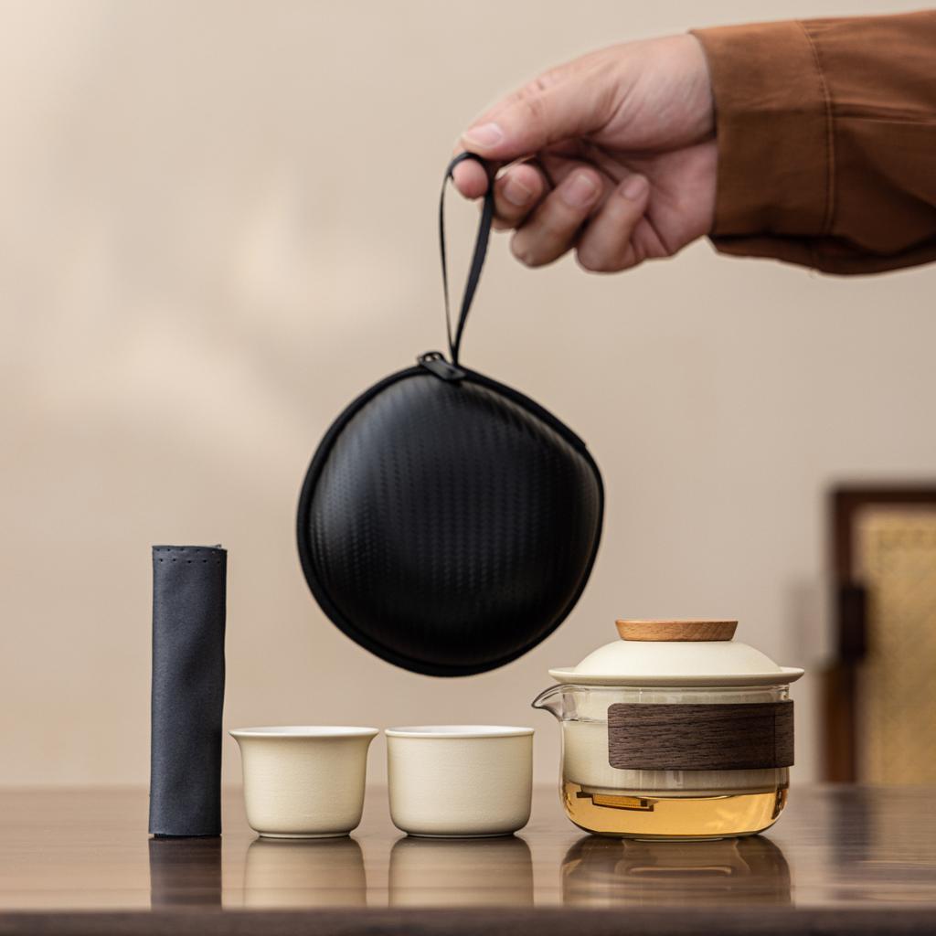 Premium Merchandise Souvenir Outdoor Portable Travel Tea Set Express Cup Business Gift