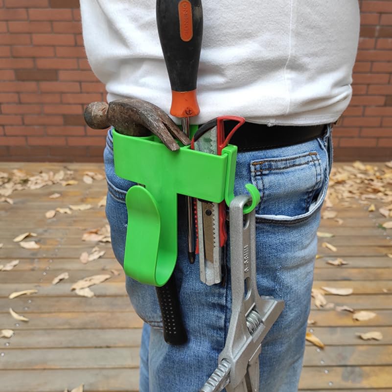 Ibasenice Waist Tool Tool Whisking Tool Drill Tool Waist Pouch with Rack and Hanger Storage Rack, Carpenter's Belt, Tool, Electrician's Belt, Pouch,