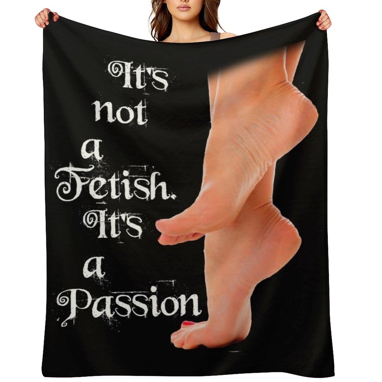 Fetish foot lovers Throw Blanket christmas gifts Stuffeds Bed linens Comforter Blankets 30x40in