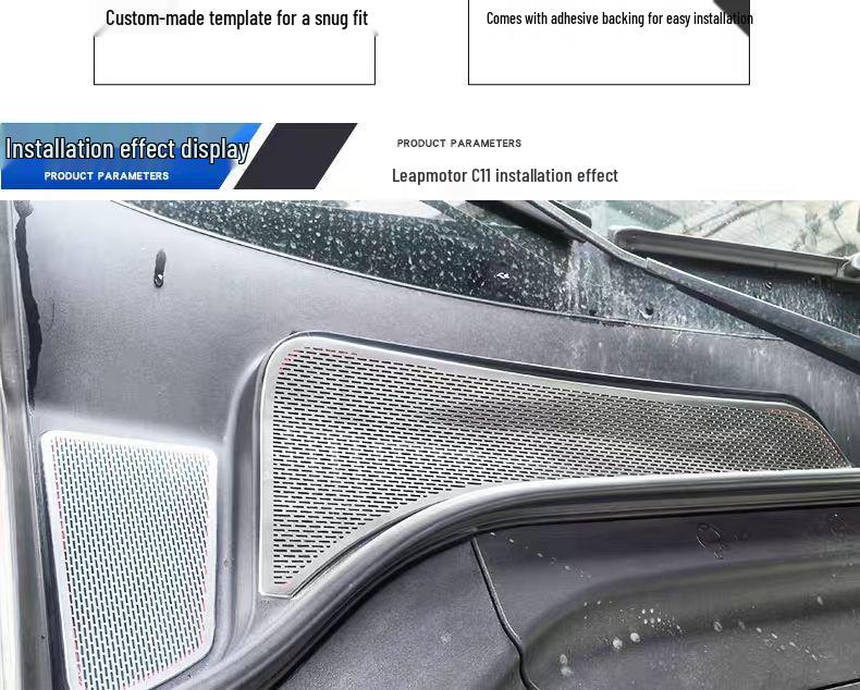 Li Auto C11 (2021-2025) Engine Hood A/C Vent Cover Trim & Filter