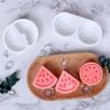 3D Watermelon Shaped Silicone Molds Fondants Molds Bakings DIY Supplies Nonstick