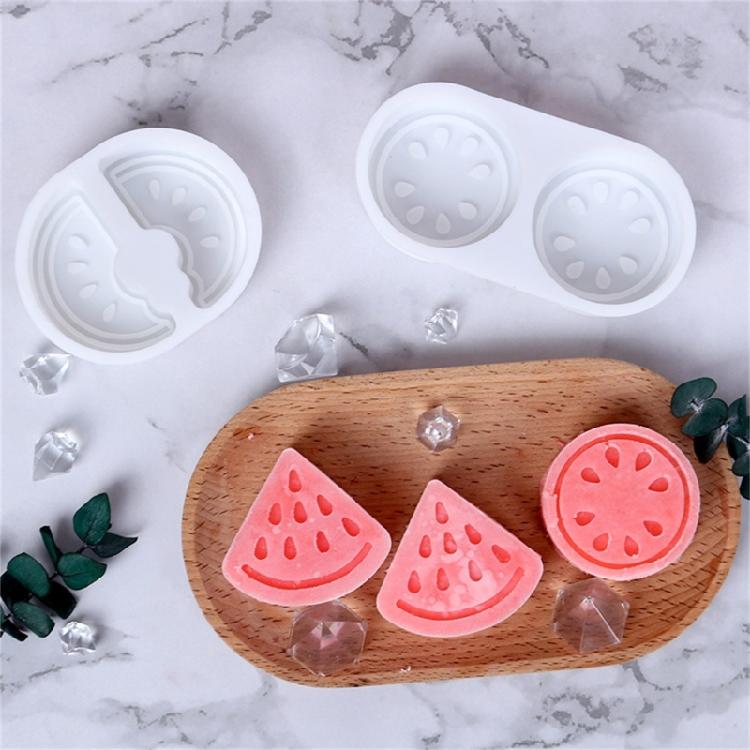 3D Watermelon Shaped Silicone Molds Fondants Molds Bakings DIY Supplies Nonstick