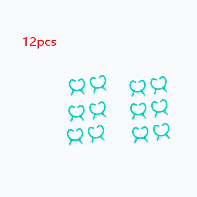 

Несколько садовых фиксированных зажимов, вьющиеся лозы, цветочные круги, пластиковые пряжки, 8-образные пряжки для садовых растений 12pcs butterfly2.4cm