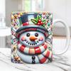 3D Christmas Christmas Ceramic Coffee Mug Tea Cup Snowman Christmas Hat Mug