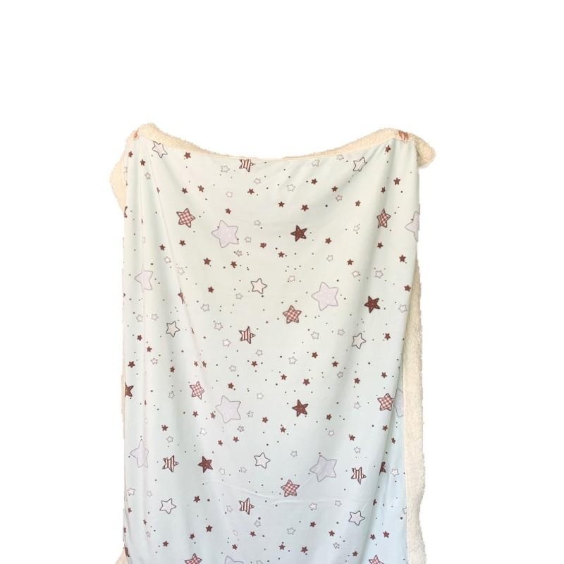 Winter Thick Milk Fleece Blanket Office Nap Sofa Bed Kids Students