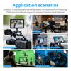 FEELWORLD LUT5E 5.5 Inch High Bright 1600nit Touch Screen DSLR Camera Field Monitor F970 External Power and Install Kit 4K HDMI