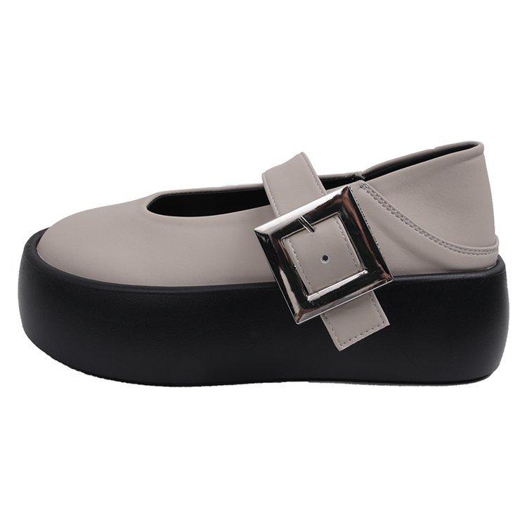Ziyan~ Japanese Single Shoes Women's 2025 Summer New Super Fire Versatile Small Thick Sole with Skirt Mary Jane Shoes