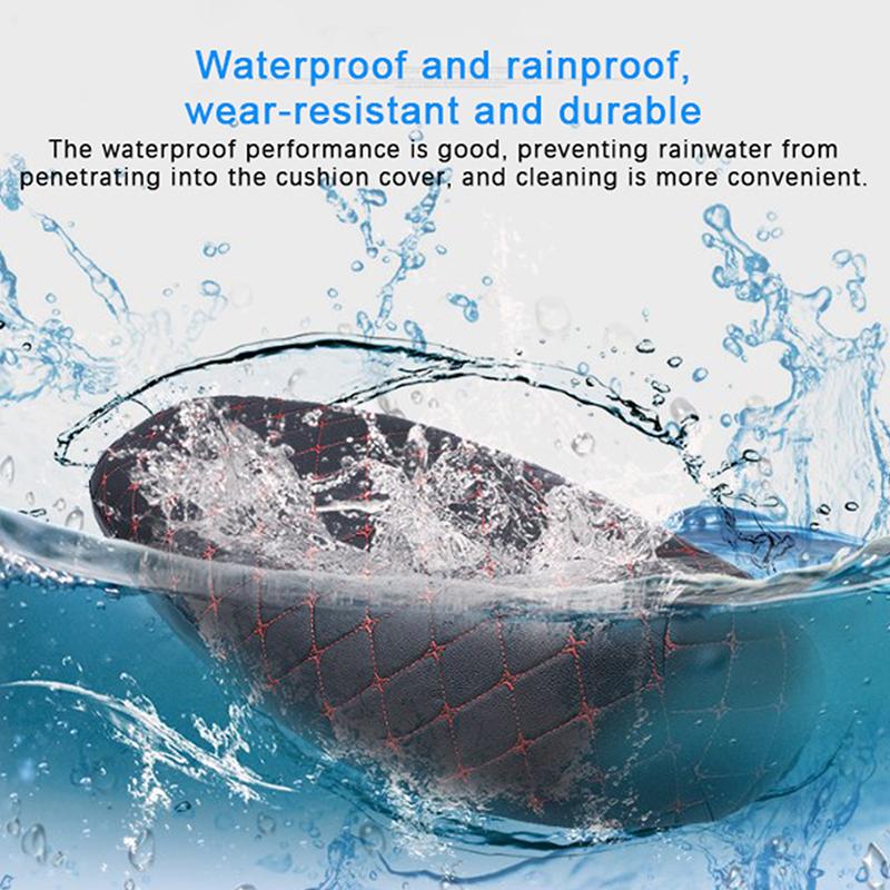 Elektrická koloběžka Motocykl Potah sedadla Odolný proti slunci a zesílený potah sedadla 3D Kožená taška na sedadlo Polštář