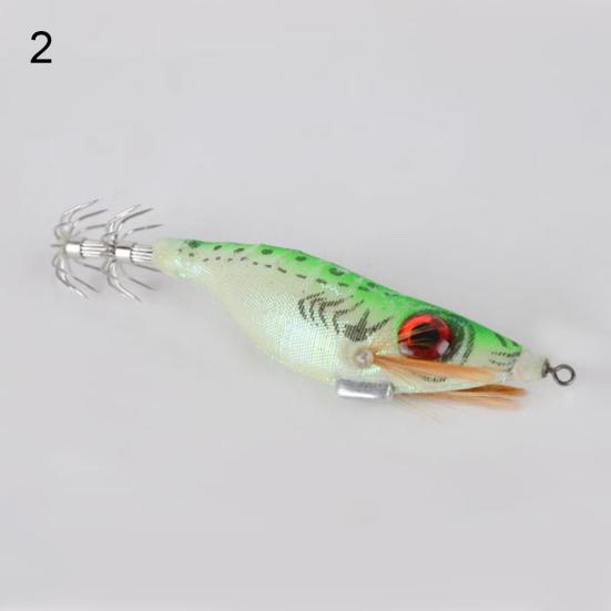 Saltwater 3D Shrimp Fishing Lure Luminous Prawn Flick Bait Squid Jig Hook Tackle