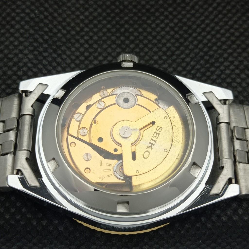 REFURBISHED VINTAGE SEIKO TRANSPARENT BACK JAPAN MENS AUTOMATIC WATCH A304958-9 SKU575a-a304958