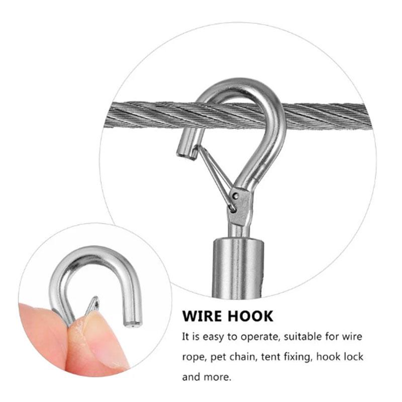 Adjustable Multi-Functional Hook, Gallery Picture Hanging Spring Hook, Decorative Pendant Lamp, Clothes Drying Rope Hanging Tool