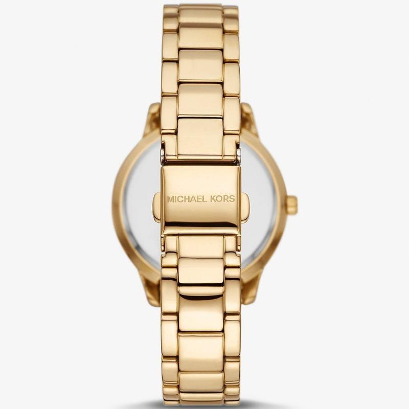 Michael Kors Slim Runway Rose Gold-Tone Stainless Steel Ladies Watch MK1057