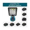 LED Work Light Flashlight for Makita 18V Li-Ion Battery Flood Lamp