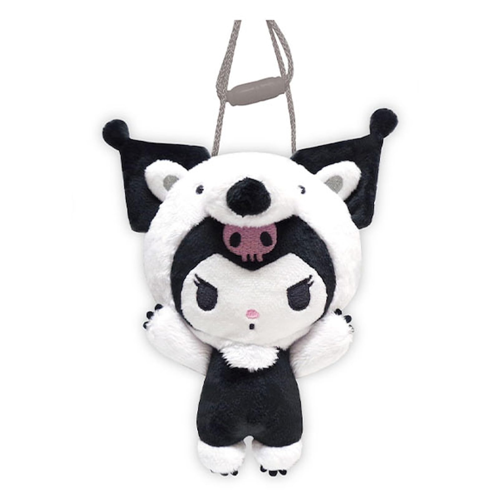 

K Company Sanrio Characters Plush Neck Pouch Kuromi (Banzai Series) (Anteater) SAB-NNP-KU